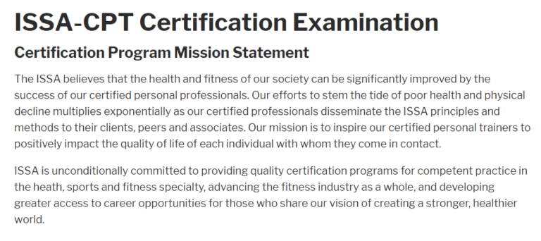 ISSA CPT review - Is ISSA really worth it?