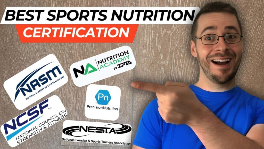 Dominic points to the best sports nutrition certifications