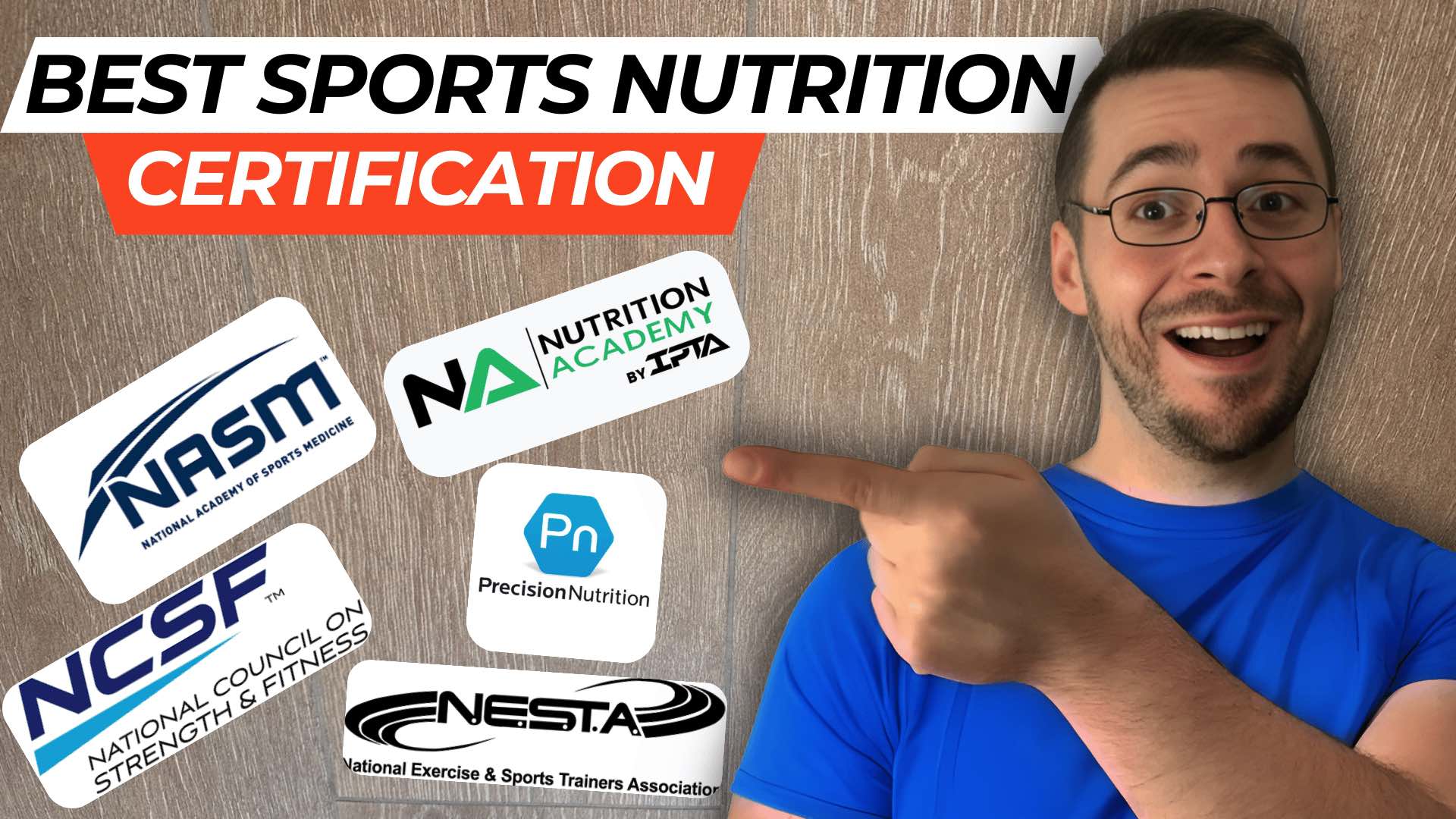 Dominic points to the best sports nutrition certifications